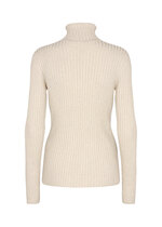 0 Dollie Ribb Knit Polo Beige white