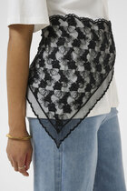 0 Dove Lace Scarf Black