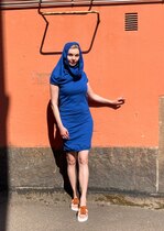 0 Edit Dress royal blue