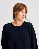 0 Emely 100% lambswool gots Knit midnight Blue 