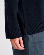 0 Emely 100% lambswool gots Knit midnight Blue 