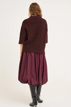0 Fia Burgundy balloon Skirt 