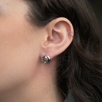 0 Fibi-korvakorut hopea