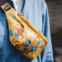 0 Flower pattern Gold Vincent van Gogh bumbag/vyölaukku