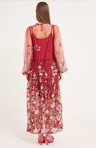 0 Fuschia dress Burgundy 