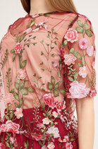 0 Fuschia top burgundy
