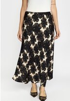 0 Georgina Skirt Black Flowers silk mix