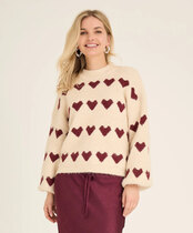 0 Heart Knit pullover