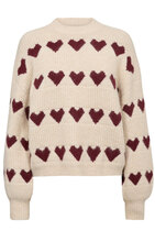 0 Heart Knit pullover