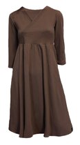 0 Ines Midi Dress Chocolate Coffee