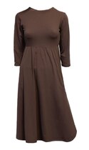 0 Ines Midi Dress Chocolate Coffee