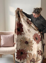 0 Jacquard viltti mocha mousse flowers 160x200 cm