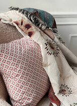 0 Jacquard viltti mocha mousse flowers 160x200 cm