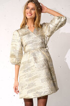 0 Jannie Aya Dress Gold