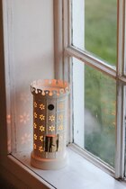 0 Kakluuni-tuikkulyhty luonnonvalkoinen 