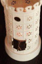 0 Kakluuni-tuikkulyhty luonnonvalkoinen 