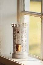 0 Kakluuni-tuikkulyhty luonnonvalkoinen 