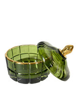 0 Lasirasia/Glass Jar squares green