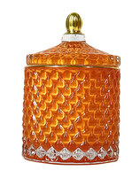 0 Lasirasia/glass jar tall orange