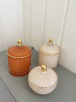 0 Lasirasia/glass jar tall orange