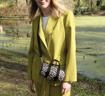 0 Leopard dusk recycled small weekender