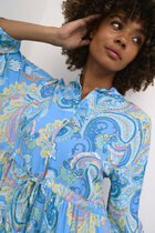 0 Lora Paisley dress blue