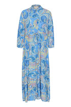 0 Lora Paisley dress blue