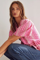 0 Lorraine Blouse pink sugar