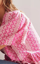 0 Lorraine Blouse pink sugar
