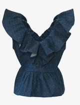 0 Louisa denim blouse