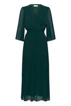 0 Luna dress 3/4 sleeve ponderosa pine green
