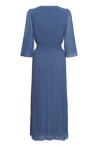 0 Luna dress 3/4 sleeve smoke blue