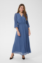 0 Luna dress 3/4 sleeve smoke blue