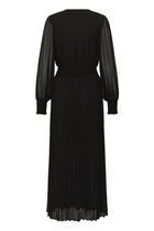 0 Luna dress puff sleeve black