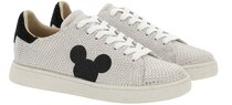 0 MICKEY Sneakers Silver and Black Rhinestones