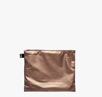 0 Metallic Matt Silver, Gold, Rosegold Zip Pockets