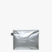 0 Metallic Matt Silver, Gold, Rosegold Zip Pockets