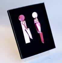0 Mini Chandelier Pink