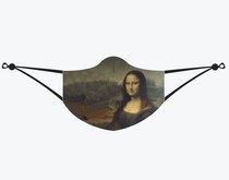 0 Mona Lisa Kasvosuojain-maski (Leonardo Da Vinci)