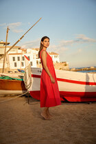 0 Netti 107 dress bright red
