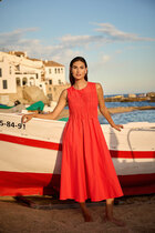 0 Netti 107 dress bright red