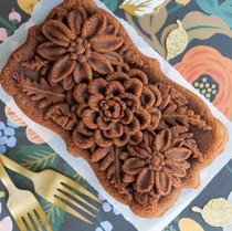 0 Nordic ware wildflowet loaf pan kakkuvuoka