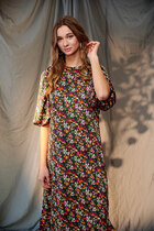 0 Pacey Pastis Long Dress Floral Multi