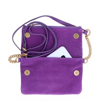 0 Phone Bag with Wrap in Violet  resort collection