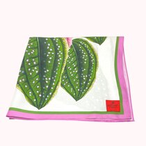 0 Pieni Silkkihuivi Green Flower 