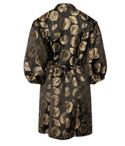 0 Pina Aya Wrap Dress Black Gold