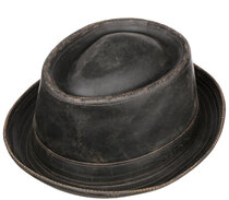 0 Pork Pie Waxed Cotton Brown