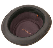 0 Pork Pie Waxed Cotton Brown