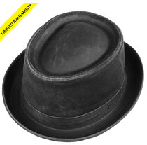 0 Pork Pie Waxed Cotton black