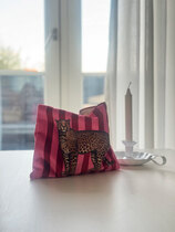 0 Samettipussi pink leopard